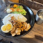 カフェ ジーエー - 日替わりランチ　鶏のさっぱり煮　¥1000