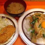 キッチンABC - オリエンタルライス Aセット（カニクリームコロッケ） ¥800