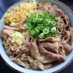 のぶ屋 - 肉ぶっかけ中(1.5玉)770円