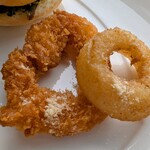 シースケープ テラス・ダイニング - 烏賊リングとオニオンリング