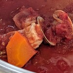 シースケープ テラス・ダイニング - 魚介の煮込み　ボルシチ風