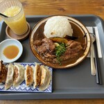 ZABO CAFE - 豚ナンコツ7時間煮カレーライス 大盛り