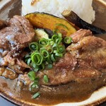 ZABO CAFE - 豚ナンコツ7時間煮カレーライス　大盛り