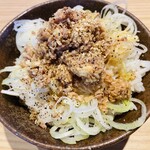 三田製麺所 - 肉ネギメシ