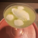 ユニコ - メロンスープのデザート