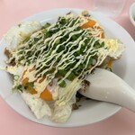 重松飯店 - 焼豚玉子飯(小)ネギマヨトッピング