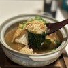 かんてんぱぱカフェ - 汲み上げ湯葉､豆腐×海老の鼈甲餡掛け
