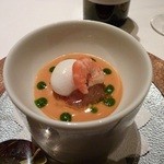 レストラン ラ フィネス - 手長海老＆鮎