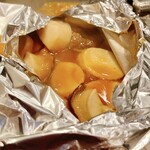 府中ぱすたかん - 生ホタテとエリンギのオイスターマヨホイル焼き