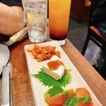 府中ぱすたかん - おまかせ前菜3種盛り