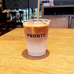 プロント - アイスカフェラテ：400円