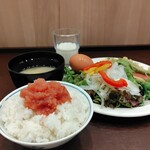 ホテルルートイン - 料理写真:明太子ごはん