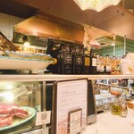 ピッツェリア ブラチェリア チェザリ - カウンター席２