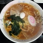 玉芳 - ラーメン(半チャーハン・ラーメンセット850円)