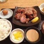 Honke Kanoya Kagoshima - 唐揚げランチ。代々木にくると食べたくなる安定の美味さ♪
