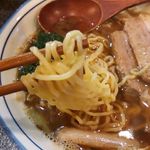 烈志笑魚油 麺香房 三く - かけラーメン  (並) 800円