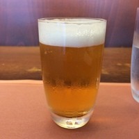 厳選洋食さくらい - グラスビールも飲んじゃいました。えへへ