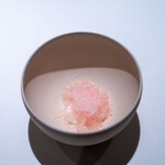 レストラン オオツ - 2025.6 イタドリのグラニテ 小美玉ヨーグルトのババロア