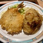 市場食堂 よし - 海老とふぐの唐揚げ