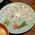 市場食堂 よし - ふぐ刺し