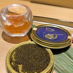 名古屋 栄 鮨 栄華 - イクラとキャビア