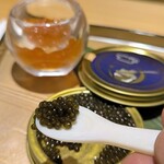 名古屋 栄 鮨 栄華 - キャビア