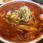 焼肉・冷麺 三千里 雫石店 - カルビスープラーメン 大盛り