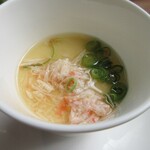 人と木 - フラン（茶碗蒸しみたいなお料理）