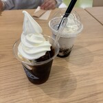 那須 千本松牧場 - ドリンク写真:コーヒーフロート、コーヒーゼリーシェイク