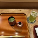 本城 - じゅんさいおくら焼きナスの冷やしとろろ汁