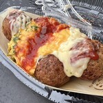 築地銀だこ - 料理写真:恭大のマヨネーズたっぷり！ケチャップオムたこ