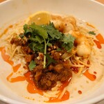 デニーズ - 【期間限定】オリエンタル 冷やし豆乳担々麺【飯田商店店主監修】