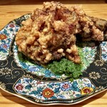 千ふく - すっぽんからあげ 浅葱のソース