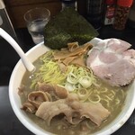 一条流がんこ総本家分家四谷荒木町 - 「1300」1,300圓
      ＝大量煮干の100ラーメン
      「大盛300g」150圓。