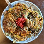 むめさん - ・お好み焼き いか肉 850円/税込
・トッピング チーズ(玉子付) 250円/税込