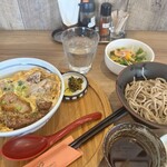 蕎麦DAYS - マル得とじカツ丼セット