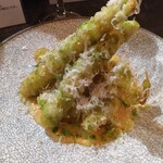 23 - まがり筍と海苔のフリット