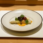 みえ田 - ホワイトアスパラ　キャビア　ドライトマト