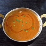 Indian Restaurant D SAGARMATHA - 20140830 サガルマータ ★ランチセット （マトンカレー激辛）（800円）★マトンカレー激辛