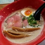 俺のラーメン あっぱれ屋 - 濁とろ塩ラーメン(800円)