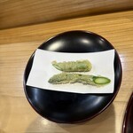 天ぷら 正心庵 - アスパラガス