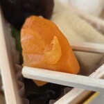 水了軒 - 人参煮。甘さとしょっぱさのハーモニーが良いね。