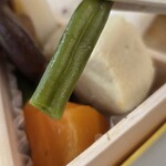 水了軒 - 茹でいんげん。ほぼ材料そのままの味。