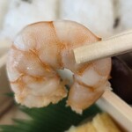 水了軒 - 海老煮もしっかり目の味付けでビールに合う！！