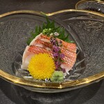博多 すし吟 - 御造り～金目鯛の焼き霜造り～