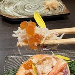 博多 すし吟 - 逸品～蟹甲羅盛り～