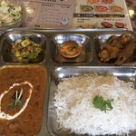 インド料理 パリワル - 今日は来るの早いな!!(のちに先客の注文したものが間違えて運ばれてきた事が判明)