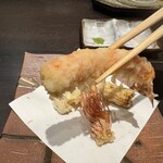 博多 すし吟 - 車海老の天麩羅