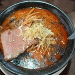 中華そば いぶし - 辛みそラーメン1010円味玉→チャーシュー変更