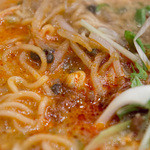 Koyouju - ２－５）湖陽樹式担々麺・新味のパクチーの下